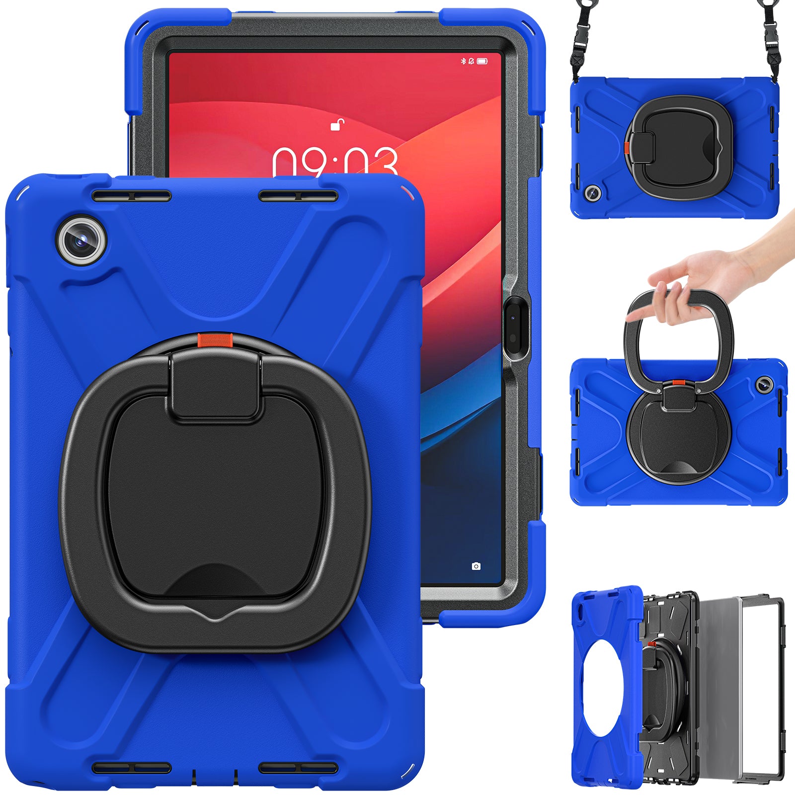 For Lenovo Tab M11 / Xiaoxin Pad 11 2024 TB-330FU 331FC Kickstand Case Tablet Cover with Shoulder Strap For Lenovo Tab M11 / Xiaoxin Pad 11 2024 TB-330FU 331FC Kickstand Case Tablet Cover with Shoulder Strap